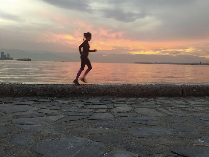 Running club by the sea