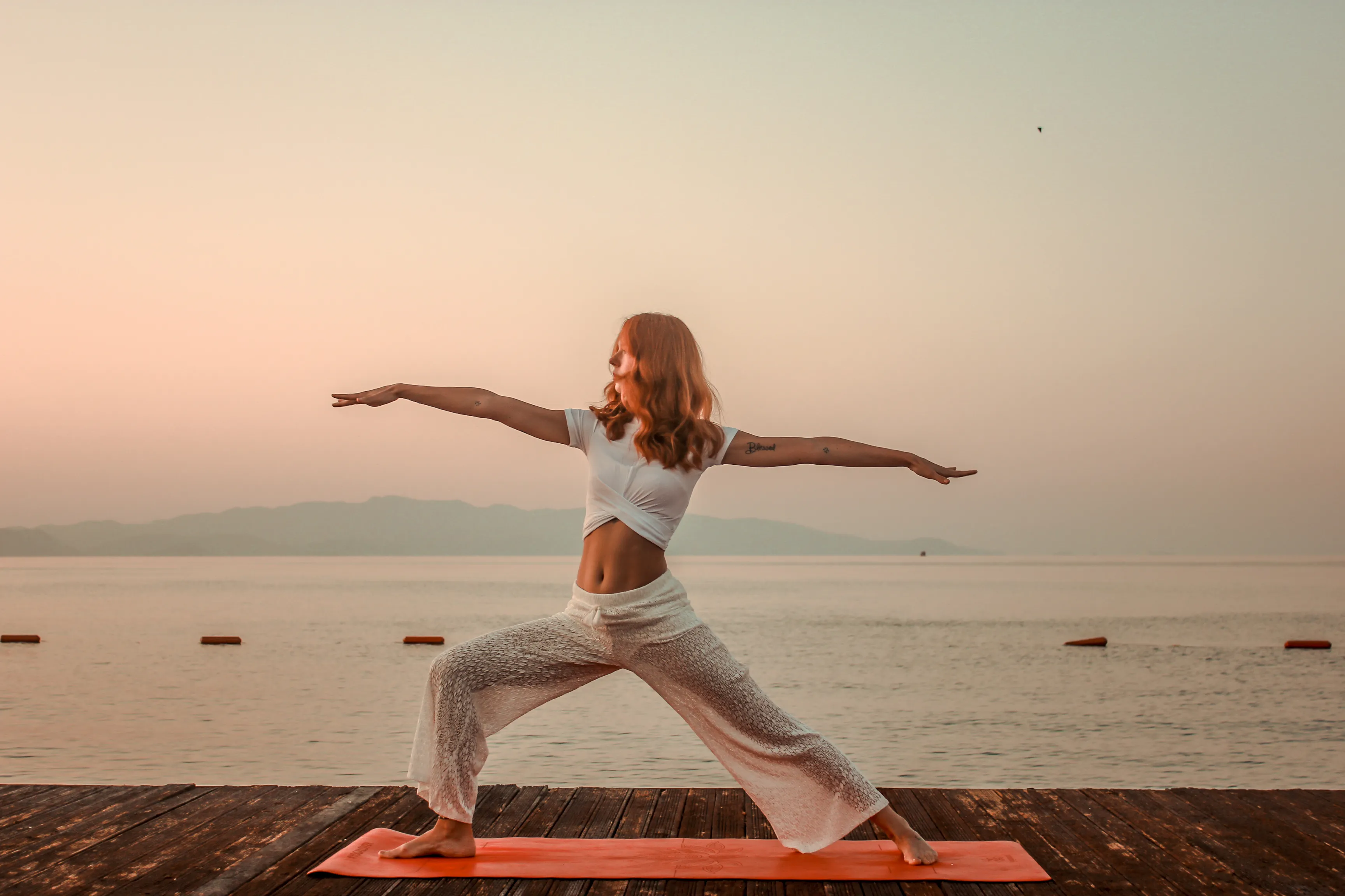 Yoga by the sea